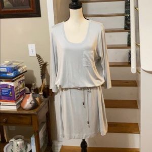 Lole Malyka Shirtdress Lt Heather Grey Sz XL NWT